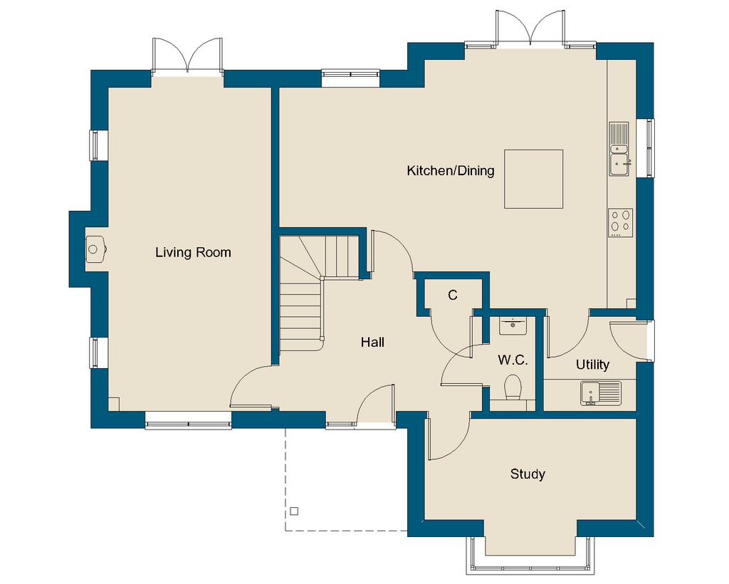 Applewood Harwell Plot 6 Ground Floor