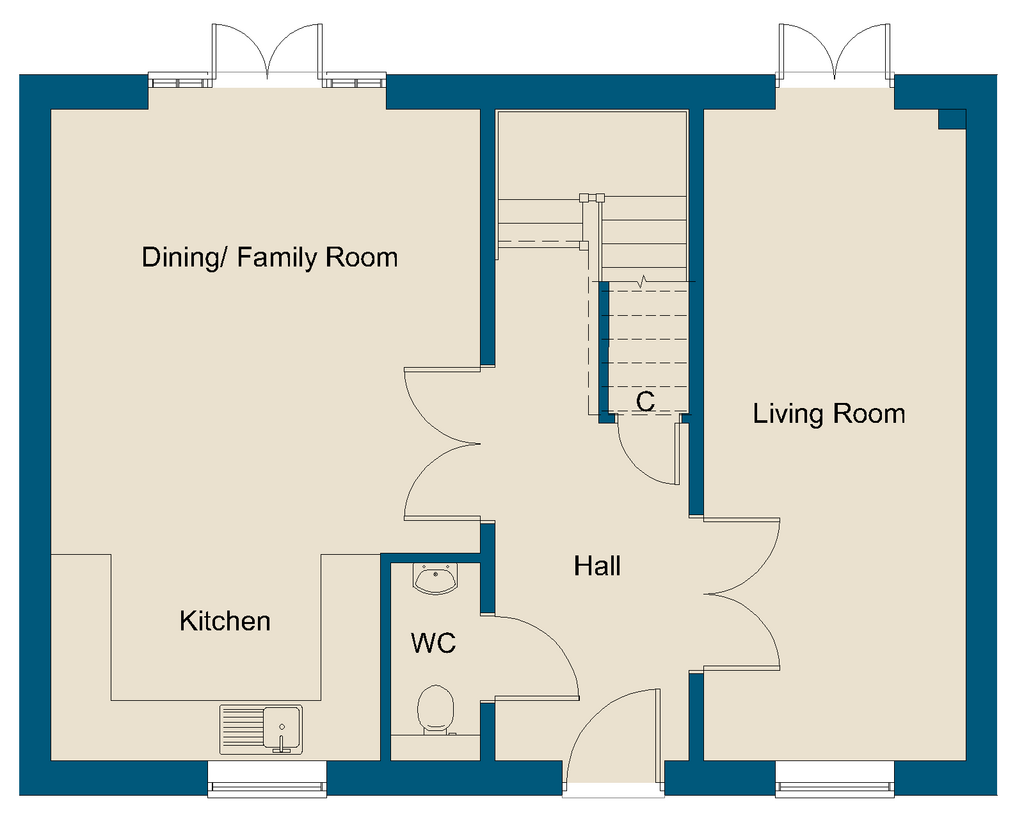 Ardington Plot 6 Ground Floor