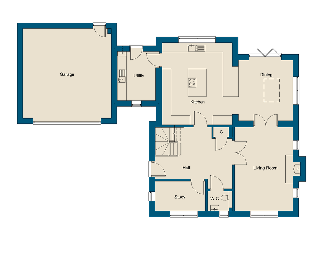 Plot 4 Yew Tree Court Kingston Bagpuize Ground Floor