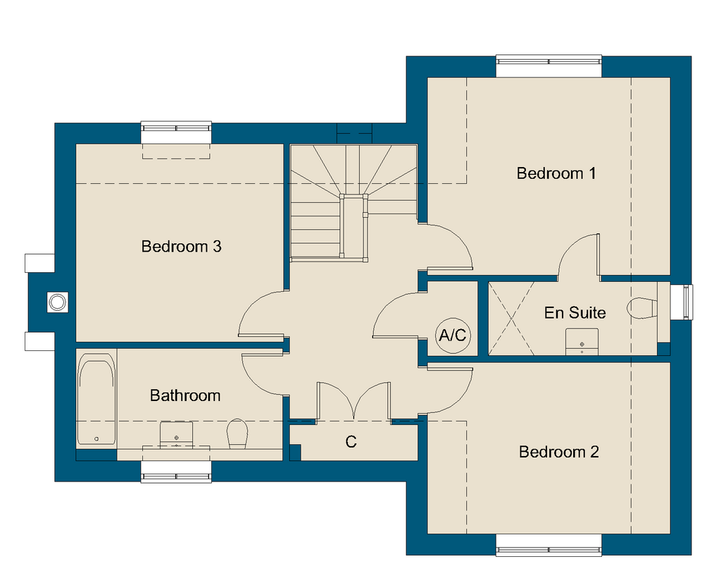 Plot 6 Yew Tree Court Kingston Bagpuize First Floor