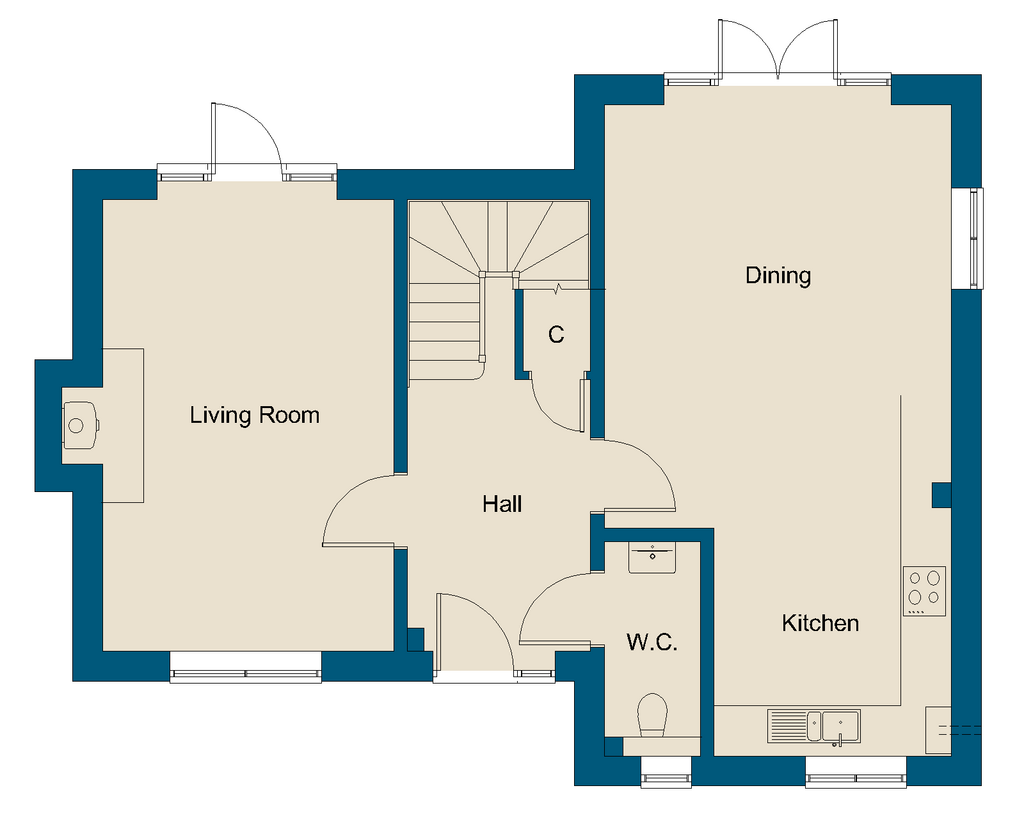 Plot 6 Yew Tree Court Kingston Bagpuize Ground Floor