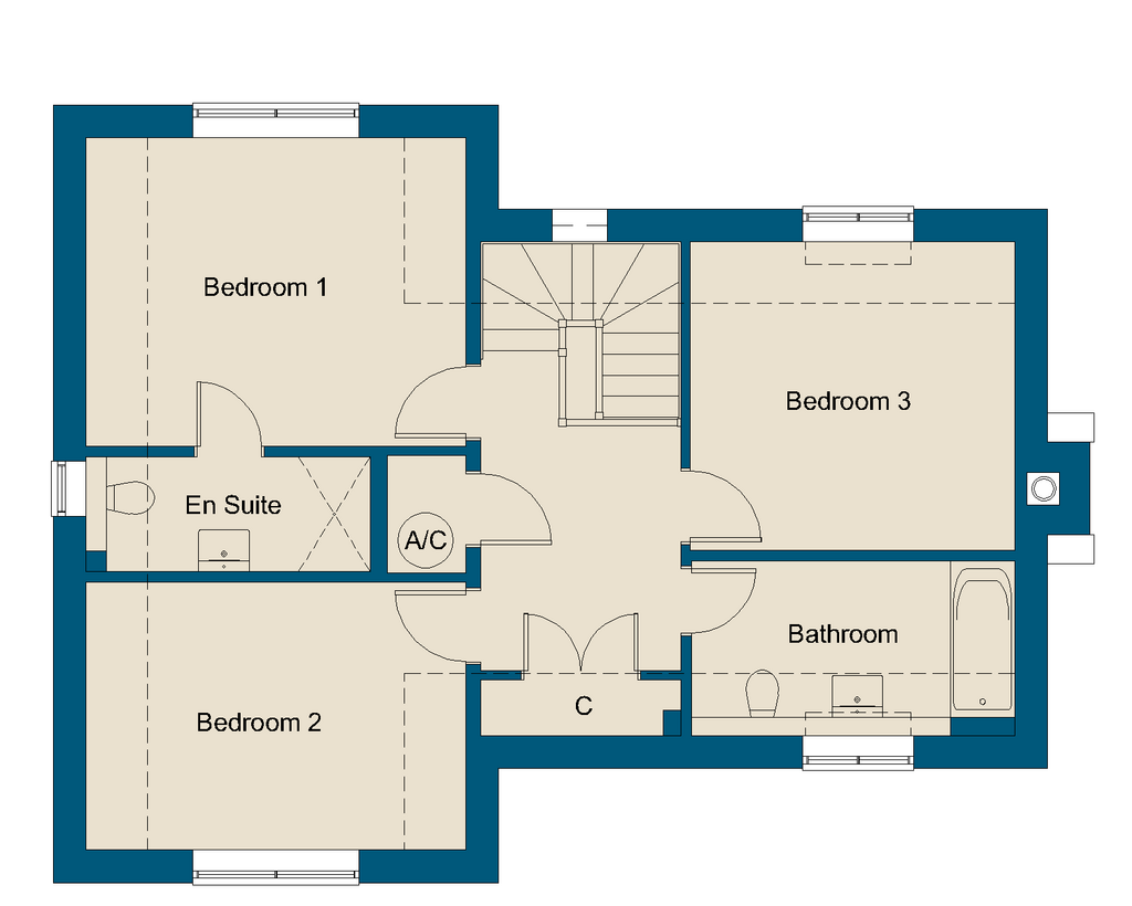 Plot 7 Yew Tree Court Kingston Bagpuize First Floor