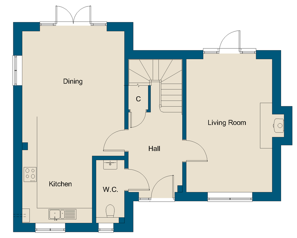 Plot 7 Yew Tree Court Kingston Bagpuize Ground Floor