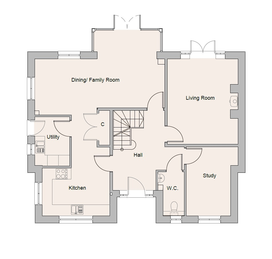 Churchill Floor Plan P1 Gf