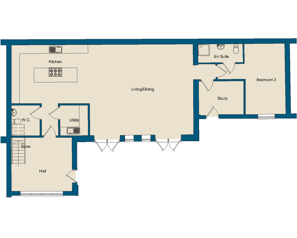 Watcombe Manor Plot 2 Gf